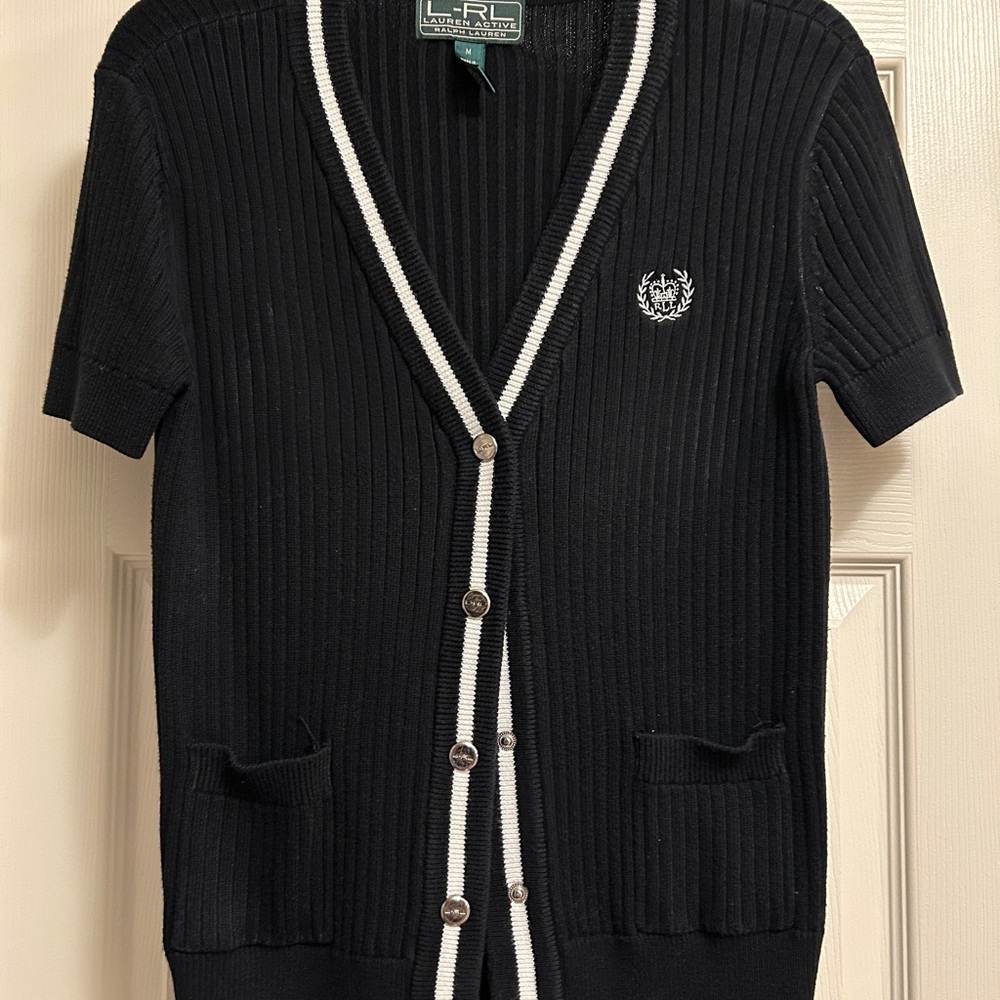 Ralph Lauren Active Black cotton sweater